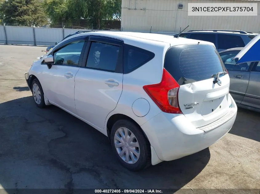 2015 Nissan Versa Note Sv VIN: 3N1CE2CPXFL375704 Lot: 40272405