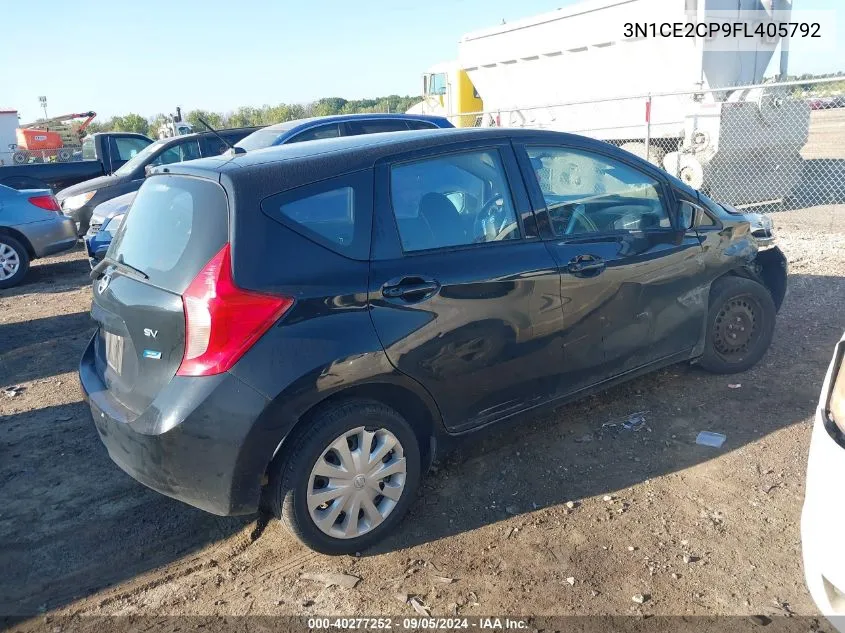 2015 Nissan Versa Note S/S Plus/Sv/Sl/Sr VIN: 3N1CE2CP9FL405792 Lot: 40277252