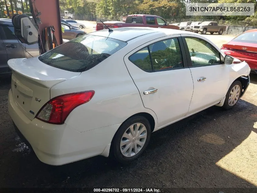 2015 Nissan Versa 1.6 Sv VIN: 3N1CN7AP6FL868263 Lot: 40296702