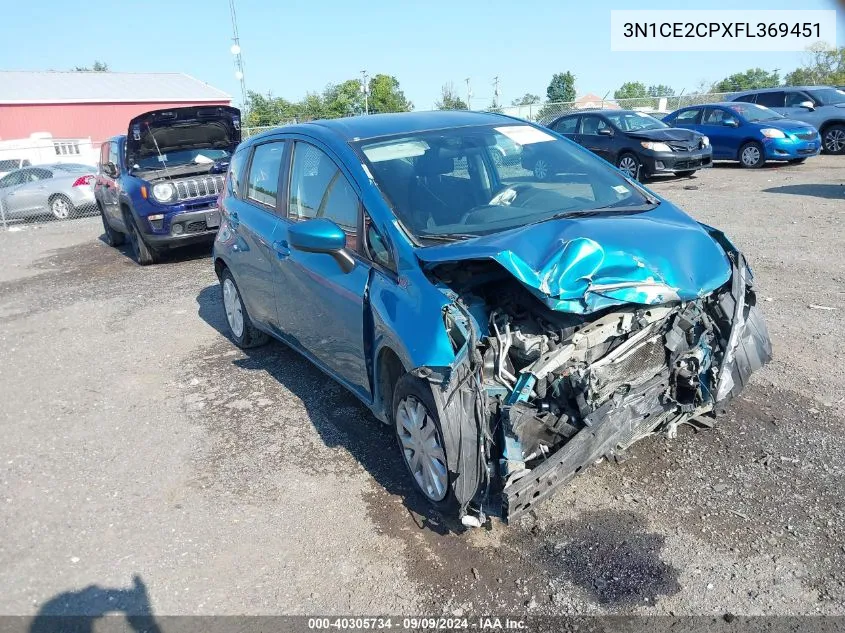 2015 Nissan Versa Note S (Sr)/S Plus/Sl/Sr/Sv VIN: 3N1CE2CPXFL369451 Lot: 40305734