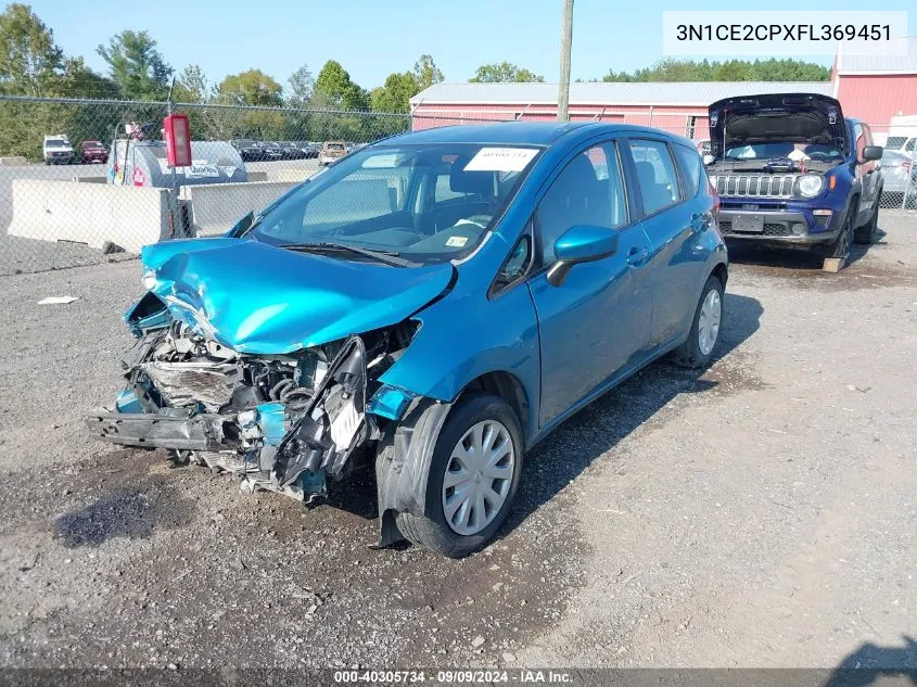 2015 Nissan Versa Note S (Sr)/S Plus/Sl/Sr/Sv VIN: 3N1CE2CPXFL369451 Lot: 40305734