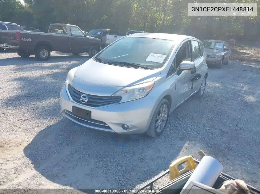 2015 Nissan Versa Note S (Sr)/S Plus/Sl/Sr/Sv VIN: 3N1CE2CPXFL448814 Lot: 40313955