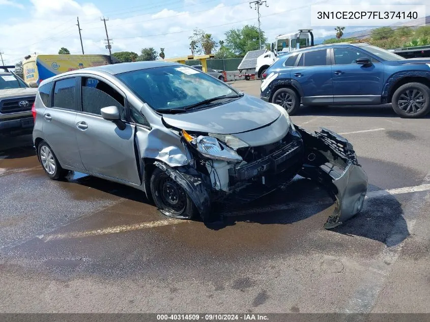 2015 Nissan Versa Note Sv VIN: 3N1CE2CP7FL374140 Lot: 40314509