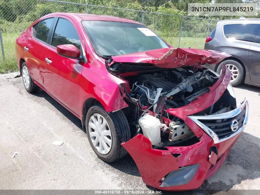 3N1CN7AP9FL845219 2015 Nissan Versa 1.6 Sv