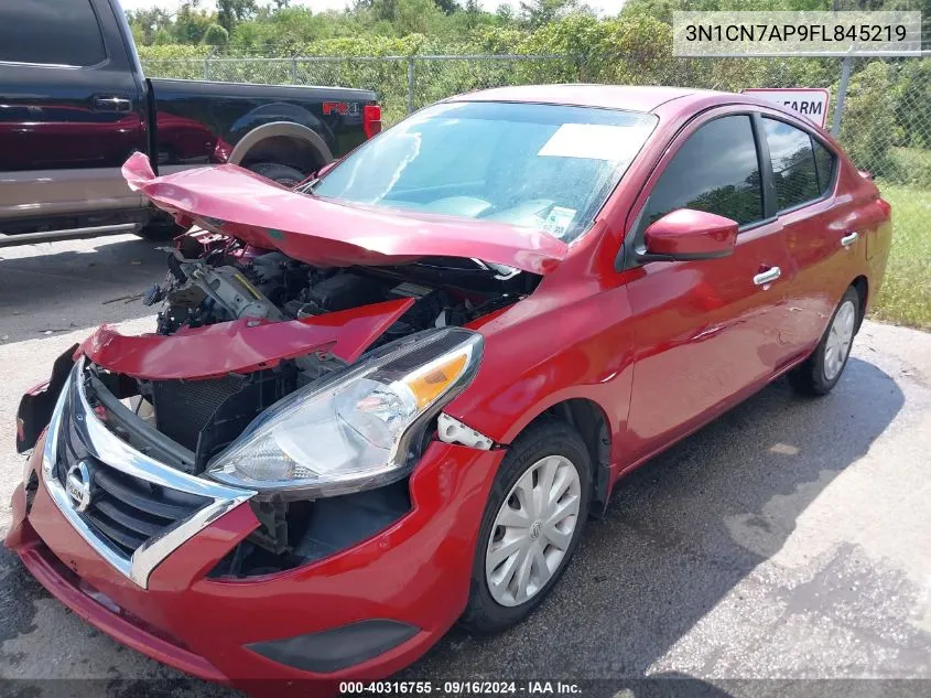 3N1CN7AP9FL845219 2015 Nissan Versa 1.6 Sv