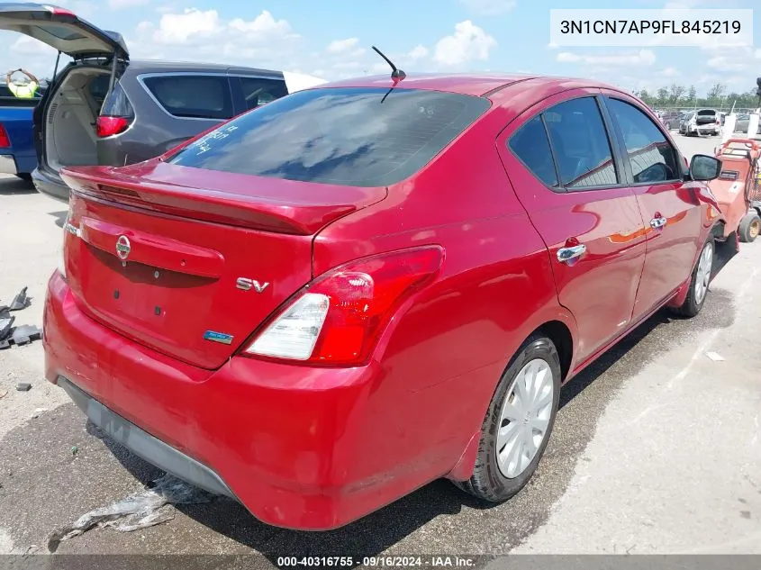 3N1CN7AP9FL845219 2015 Nissan Versa 1.6 Sv