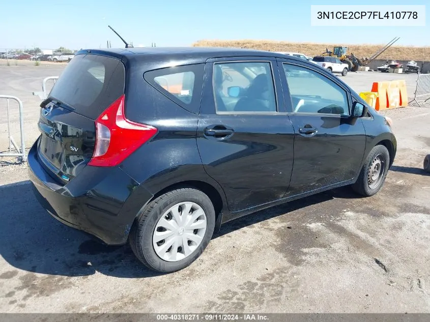 3N1CE2CP7FL410778 2015 Nissan Versa Note S (Sr)/S Plus/Sl/Sr/Sv