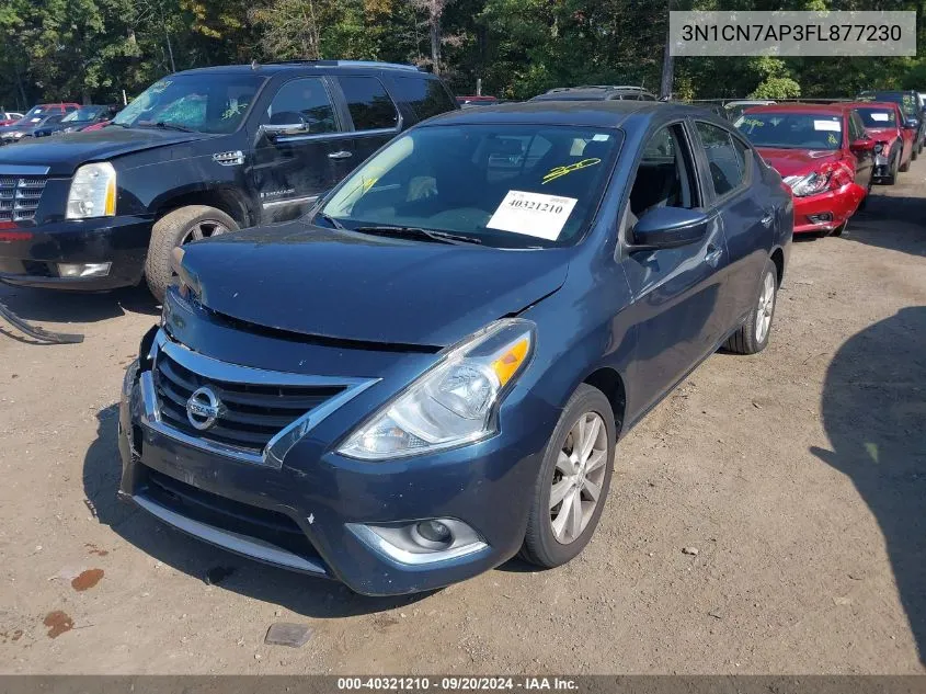 2015 Nissan Versa 1.6 Sl VIN: 3N1CN7AP3FL877230 Lot: 40321210