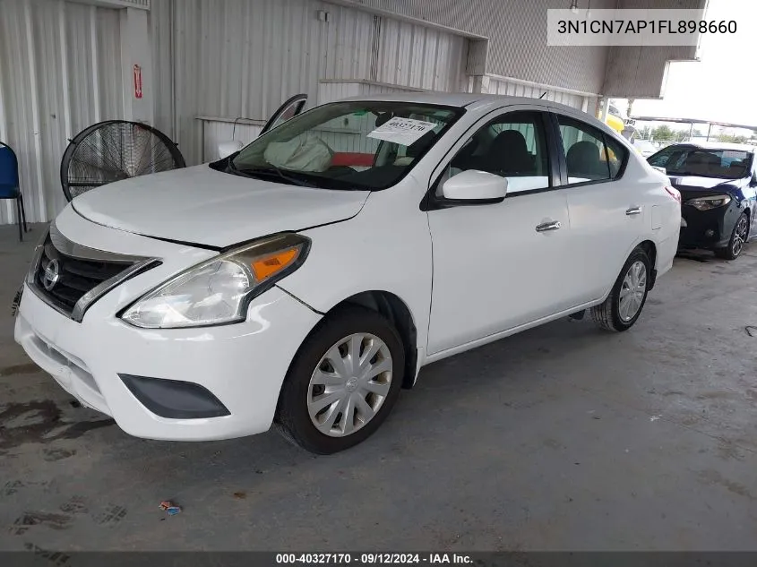 3N1CN7AP1FL898660 2015 Nissan Versa S/S Plus/Sv/Sl