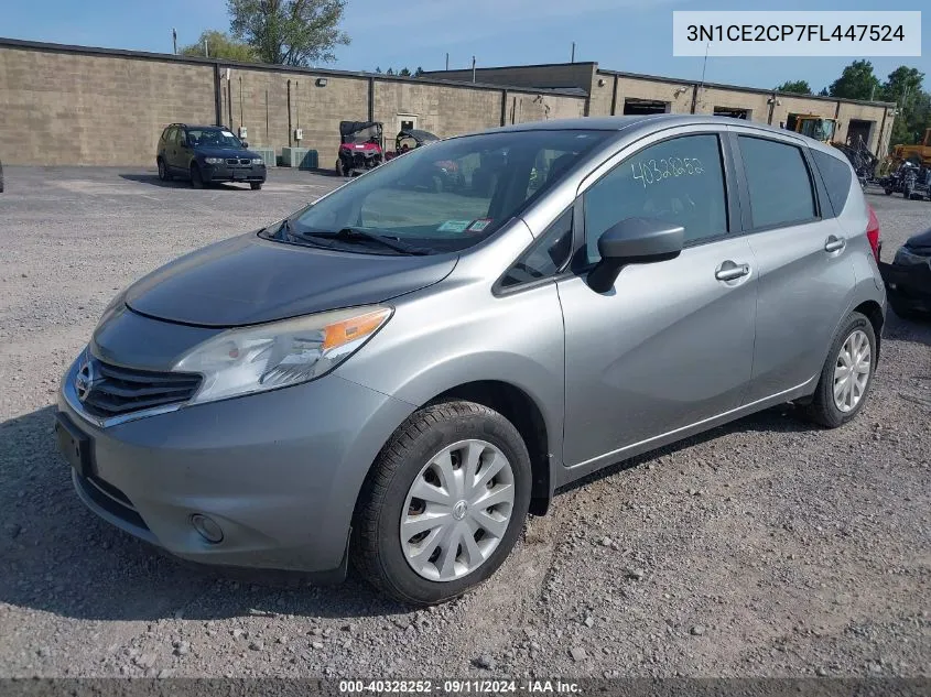 2015 Nissan Versa Note S/S Plus/Sv/Sl/Sr VIN: 3N1CE2CP7FL447524 Lot: 40328252