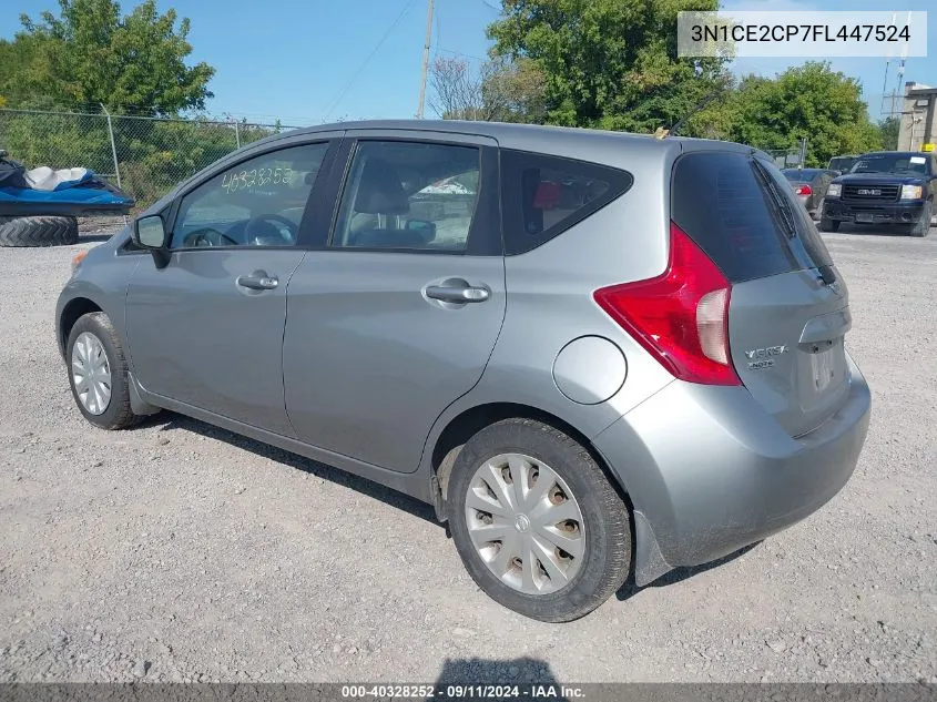 2015 Nissan Versa Note S/S Plus/Sv/Sl/Sr VIN: 3N1CE2CP7FL447524 Lot: 40328252