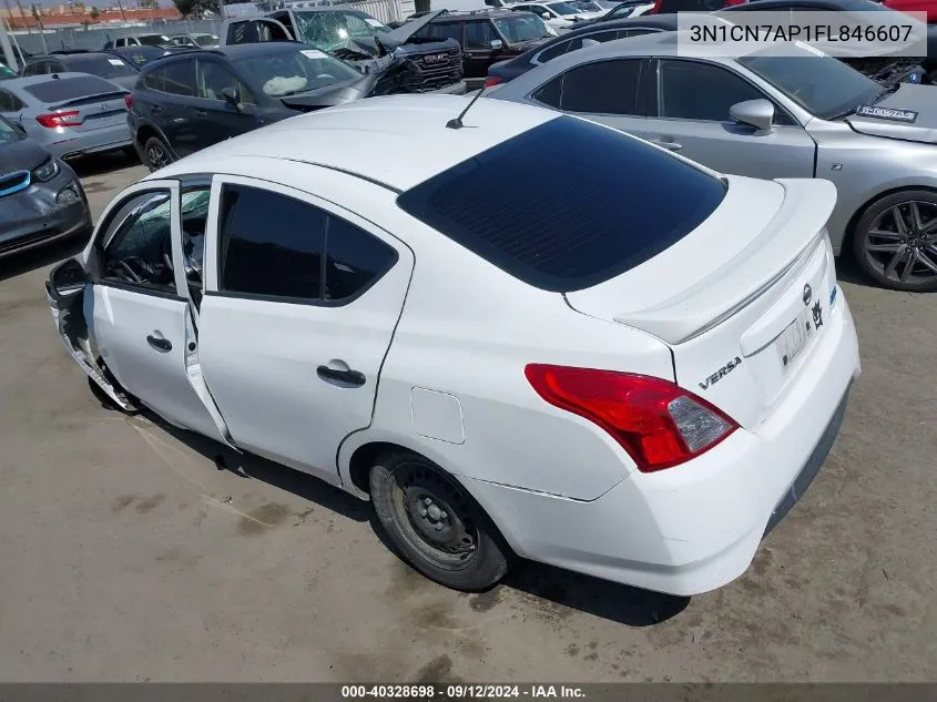 3N1CN7AP1FL846607 2015 Nissan Versa S/S Plus/Sv/Sl