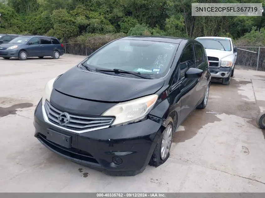 2015 Nissan Versa Note S (Sr)/S Plus/Sl/Sr/Sv VIN: 3N1CE2CP5FL367719 Lot: 40335762