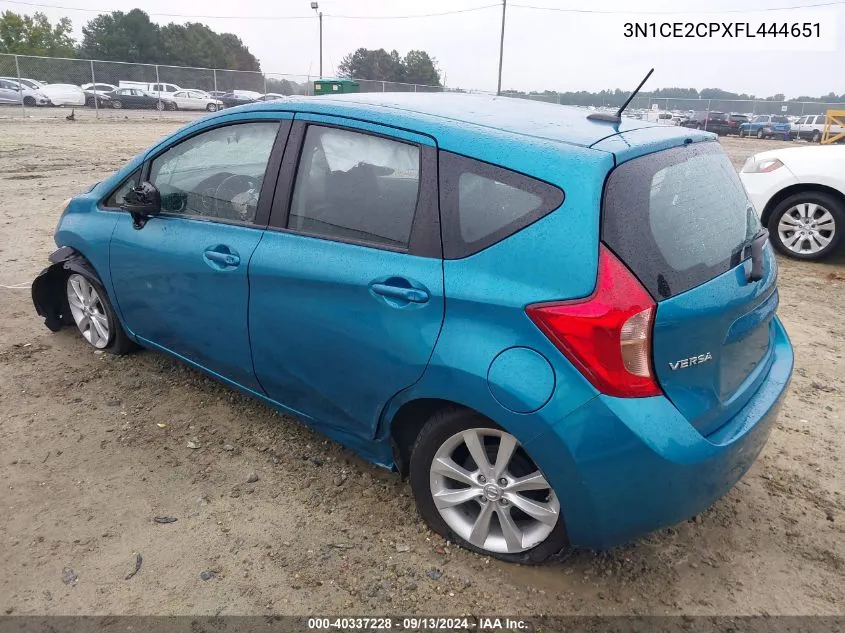 3N1CE2CPXFL444651 2015 Nissan Versa Note Sl