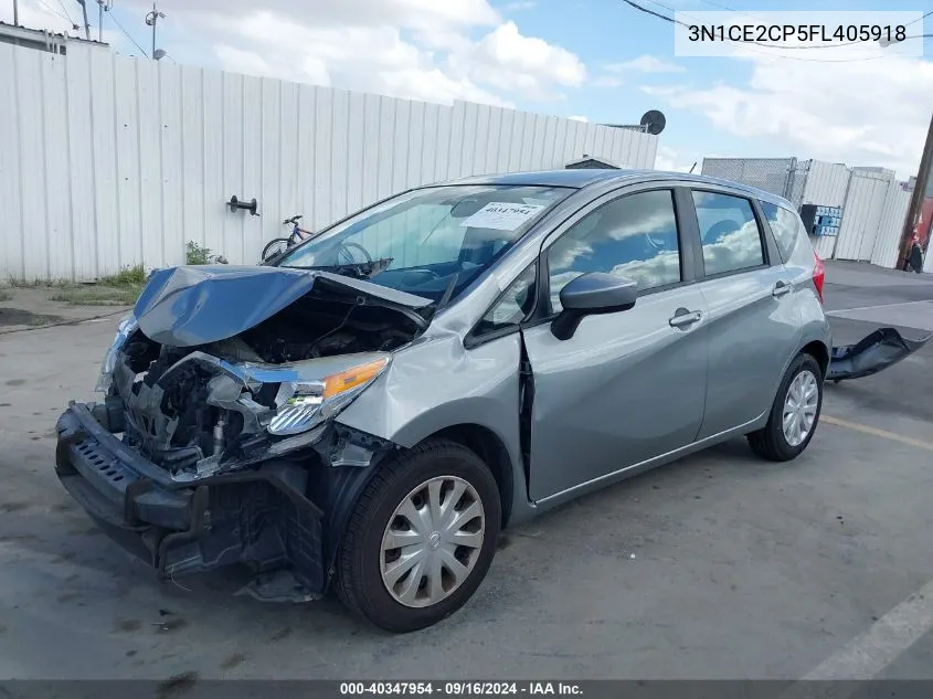 3N1CE2CP5FL405918 2015 Nissan Versa Note S/S Plus/Sv/Sl/Sr