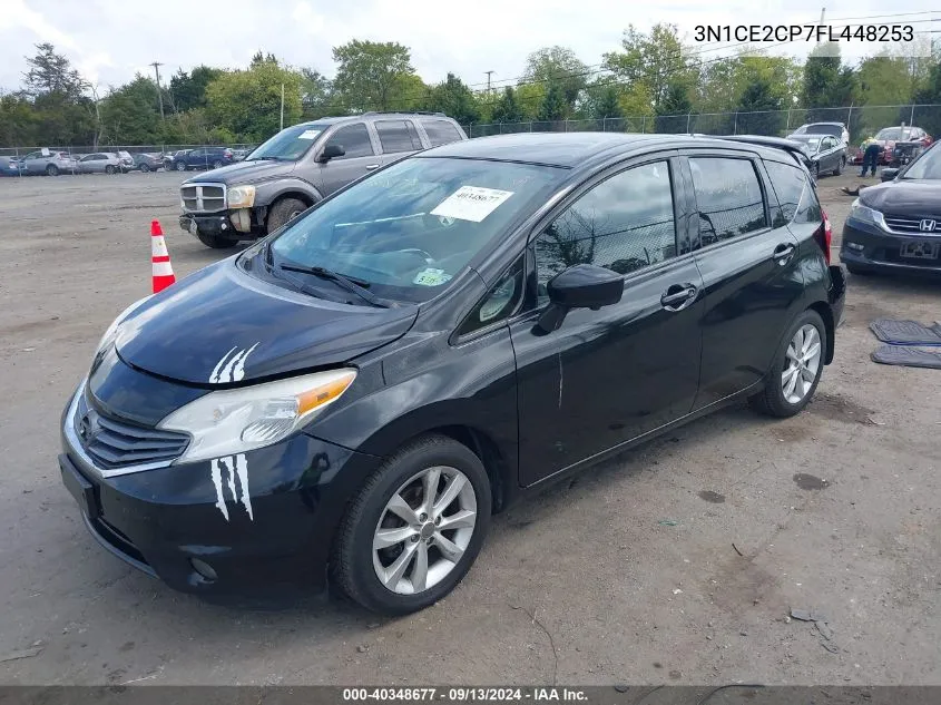 2015 Nissan Versa Note S (Sr)/S Plus/Sl/Sr/Sv VIN: 3N1CE2CP7FL448253 Lot: 40348677