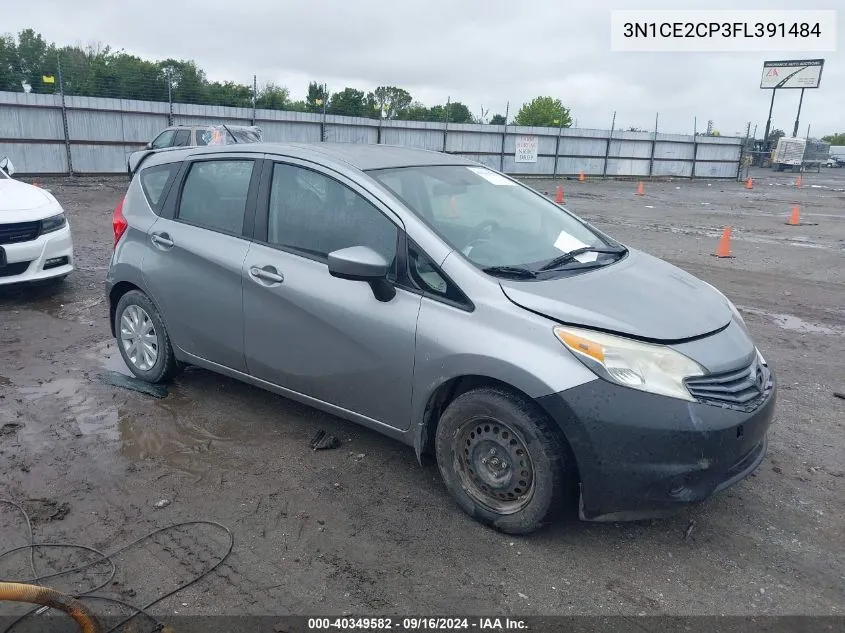 2015 Nissan Versa Note Sv VIN: 3N1CE2CP3FL391484 Lot: 40349582