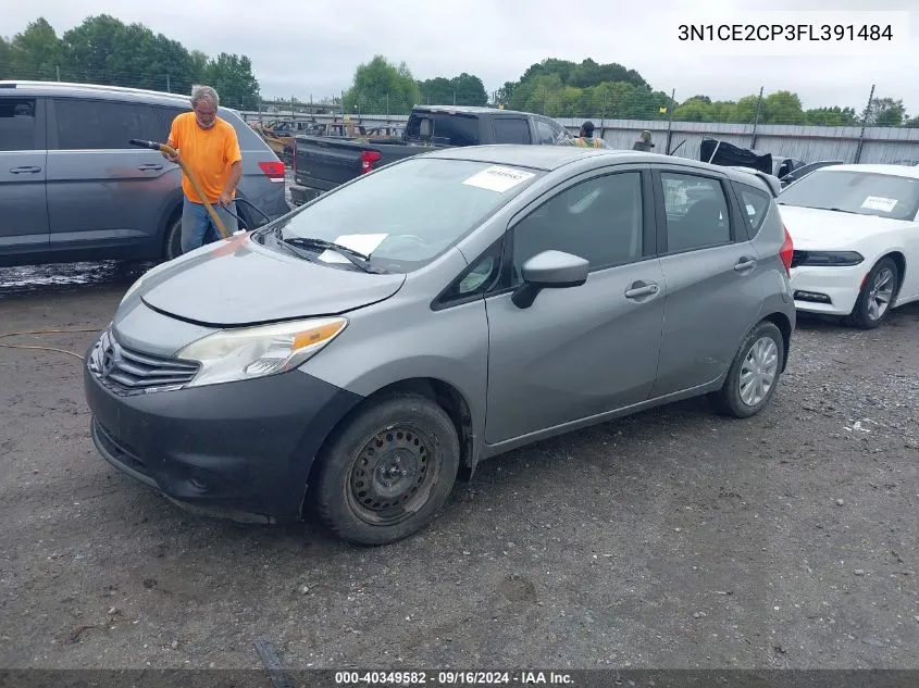 2015 Nissan Versa Note Sv VIN: 3N1CE2CP3FL391484 Lot: 40349582