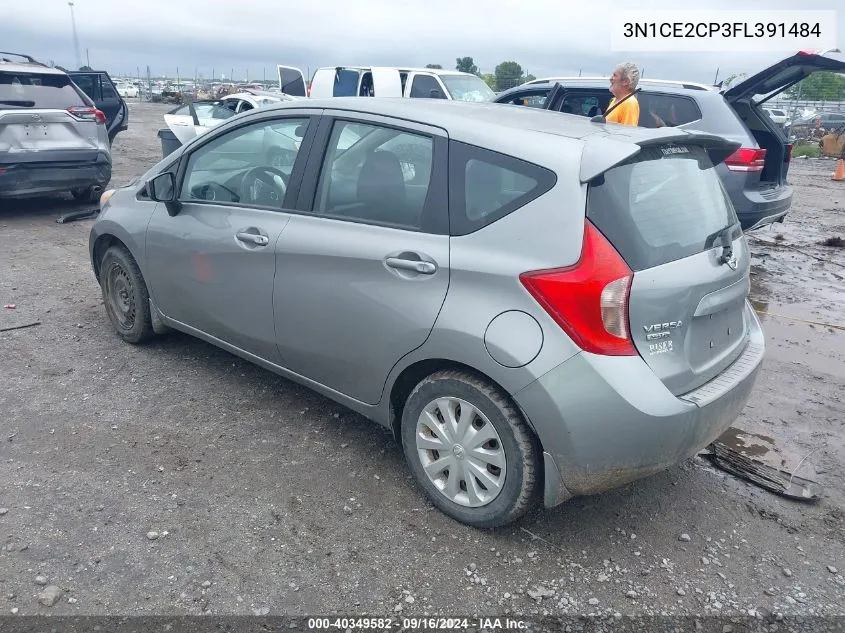 3N1CE2CP3FL391484 2015 Nissan Versa Note Sv