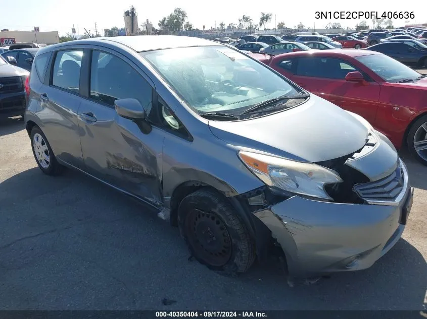 2015 Nissan Versa Note S (Sr)/S Plus/Sl/Sr/Sv VIN: 3N1CE2CP0FL406636 Lot: 40350404