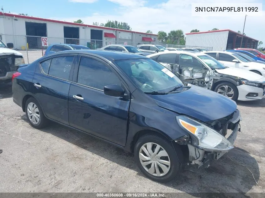 3N1CN7AP9FL811992 2015 Nissan Versa 1.6 Sv