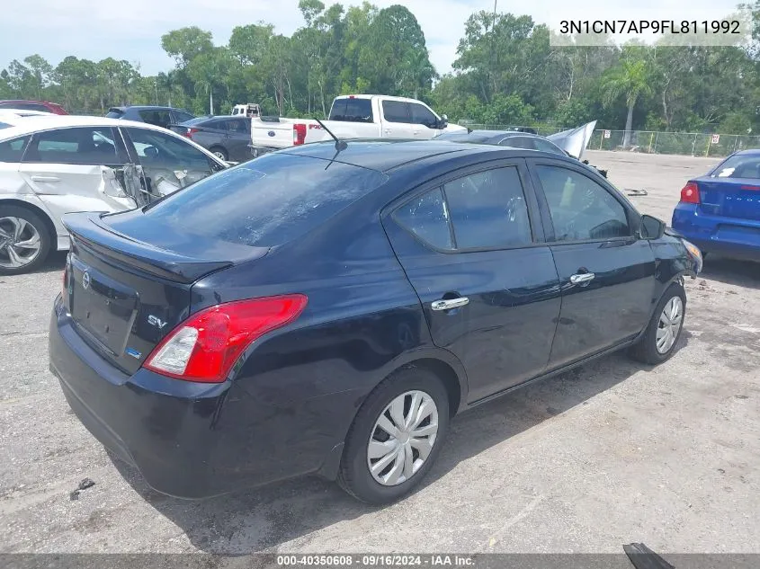 3N1CN7AP9FL811992 2015 Nissan Versa 1.6 Sv