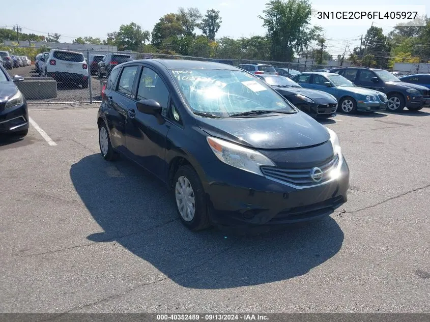 2015 Nissan Versa Note S (Sr)/S Plus/Sl/Sr/Sv VIN: 3N1CE2CP6FL405927 Lot: 40352489