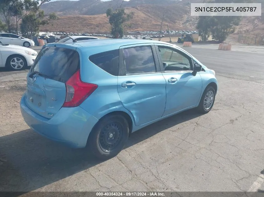 2015 Nissan Versa Note S (Sr)/S Plus/Sl/Sr/Sv VIN: 3N1CE2CP5FL405787 Lot: 40354324