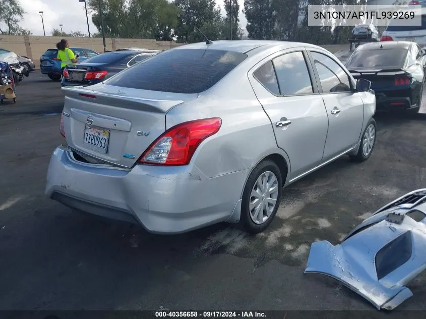 3N1CN7AP1FL939269 2015 Nissan Versa 1.6 Sv