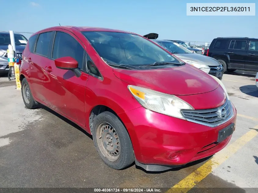 3N1CE2CP2FL362011 2015 Nissan Versa Note Sv