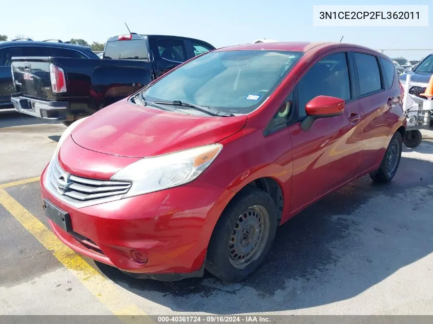 2015 Nissan Versa Note Sv VIN: 3N1CE2CP2FL362011 Lot: 40361724