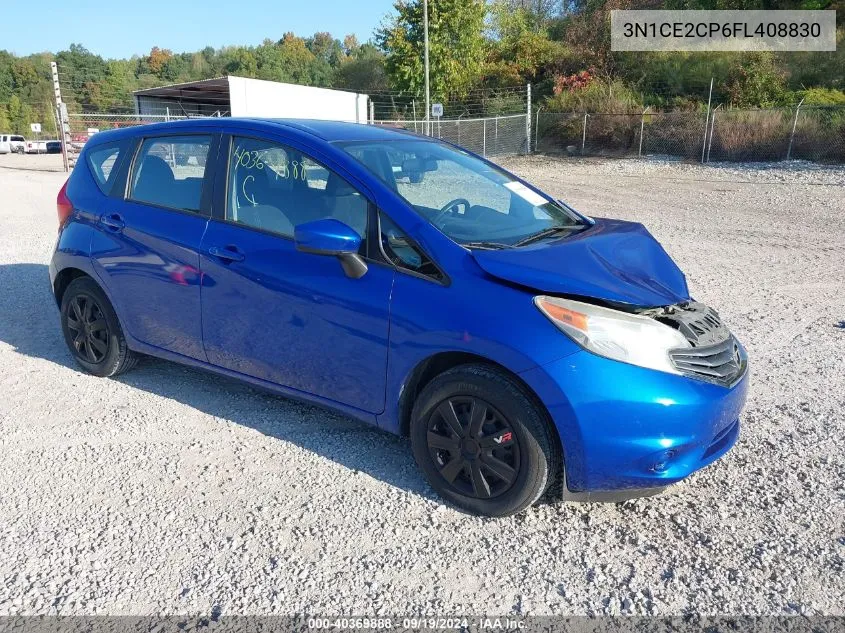 2015 Nissan Versa Note S (Sr)/S Plus/Sl/Sr/Sv VIN: 3N1CE2CP6FL408830 Lot: 40369888