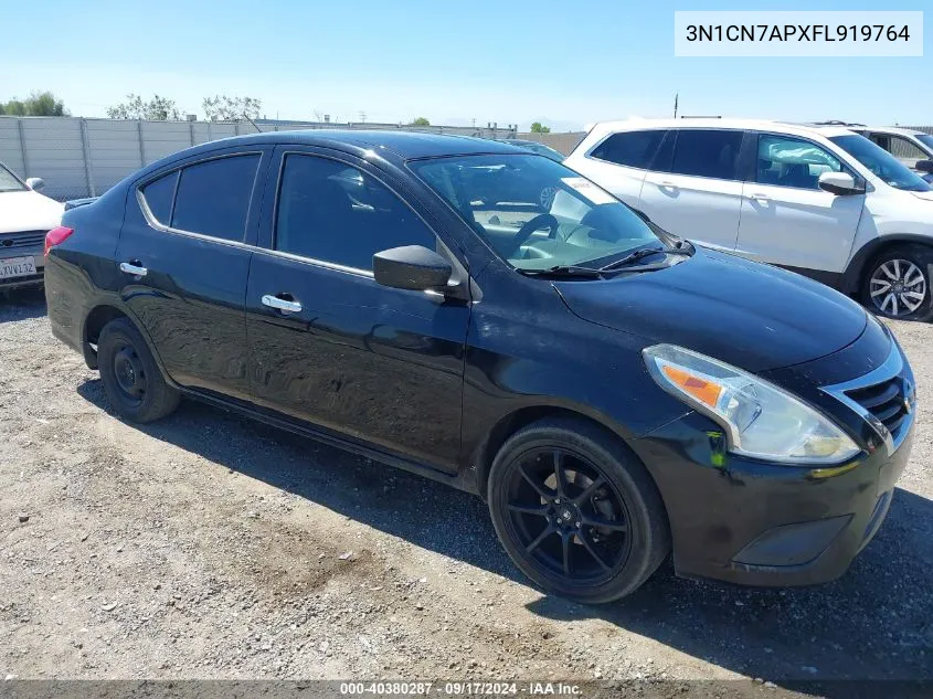 2015 Nissan Versa 1.6 Sv VIN: 3N1CN7APXFL919764 Lot: 40380287