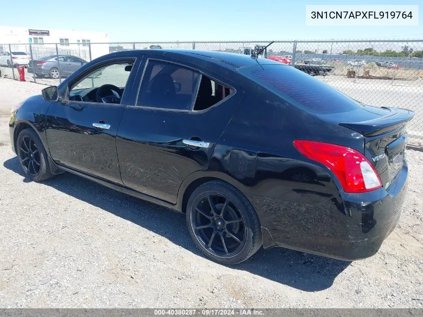 2015 Nissan Versa 1.6 Sv VIN: 3N1CN7APXFL919764 Lot: 40380287