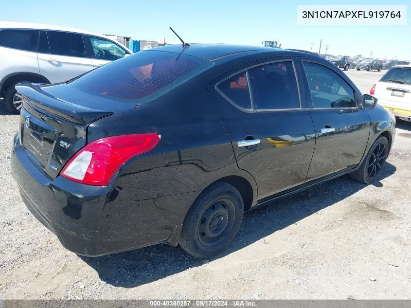 3N1CN7APXFL919764 2015 Nissan Versa 1.6 Sv