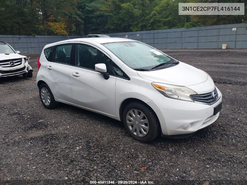 2015 Nissan Versa Note S (Sr)/S Plus/Sl/Sr/Sv VIN: 3N1CE2CP7FL416144 Lot: 40411846