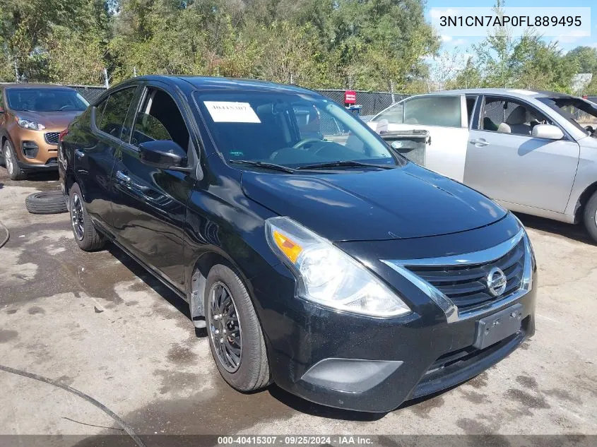 2015 Nissan Versa 1.6 S/1.6 S+/1.6 Sl/1.6 Sv VIN: 3N1CN7AP0FL889495 Lot: 40415307