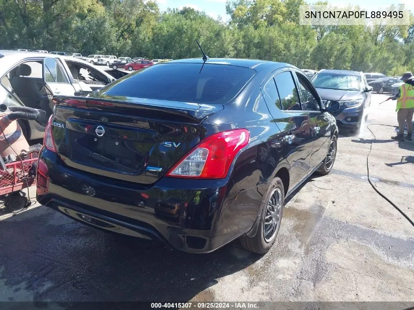 2015 Nissan Versa 1.6 S/1.6 S+/1.6 Sl/1.6 Sv VIN: 3N1CN7AP0FL889495 Lot: 40415307