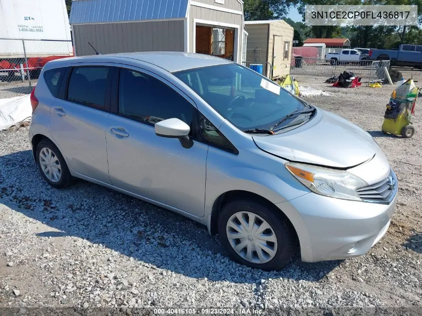 2015 Nissan Versa Note S Plus VIN: 3N1CE2CP0FL436817 Lot: 40416105