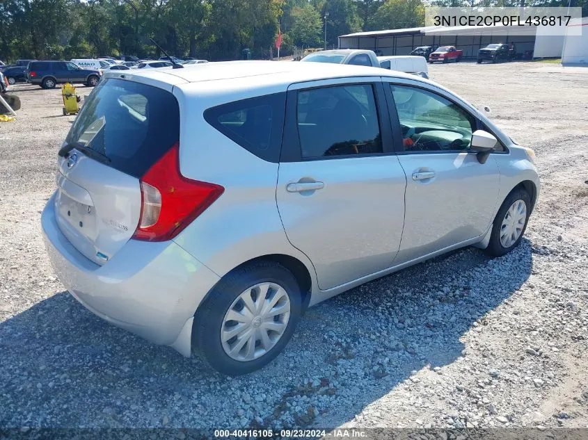 2015 Nissan Versa Note S Plus VIN: 3N1CE2CP0FL436817 Lot: 40416105