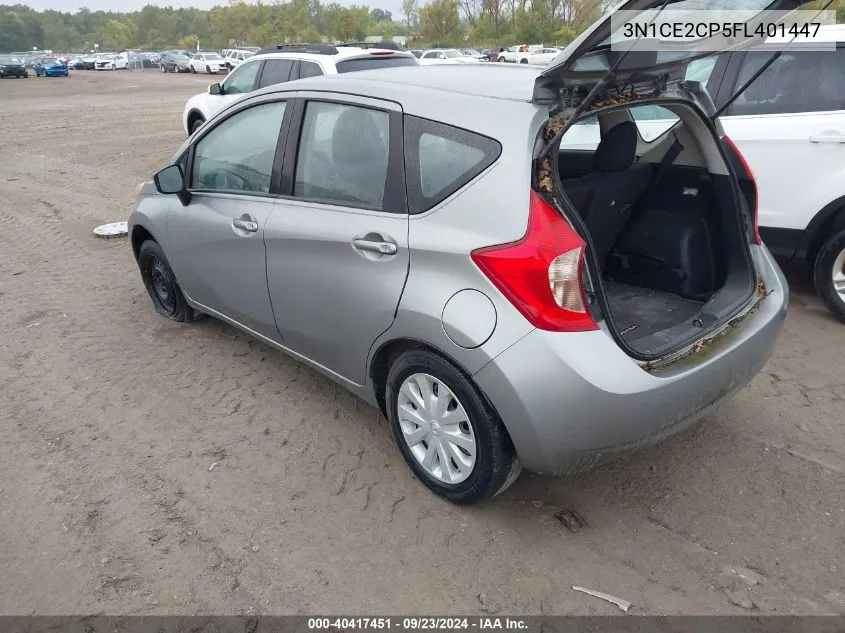 2015 Nissan Versa Note S (Sr)/S Plus/Sl/Sr/Sv VIN: 3N1CE2CP5FL401447 Lot: 40417451