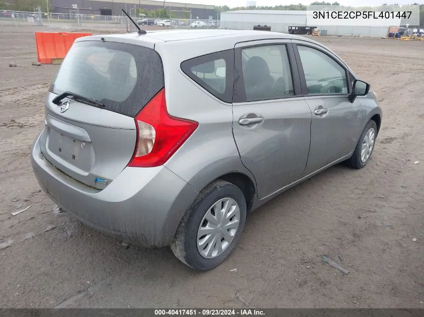 2015 Nissan Versa Note S (Sr)/S Plus/Sl/Sr/Sv VIN: 3N1CE2CP5FL401447 Lot: 40417451