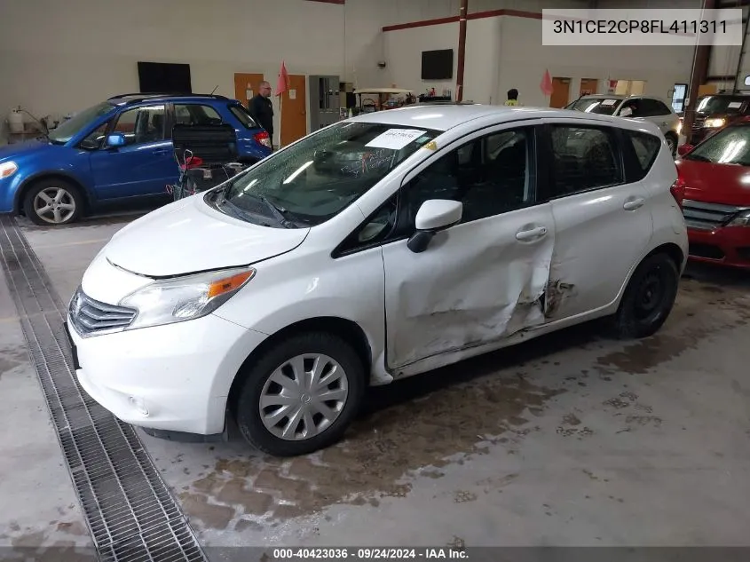 2015 Nissan Versa Note S (Sr)/S Plus/Sl/Sr/Sv VIN: 3N1CE2CP8FL411311 Lot: 40423036