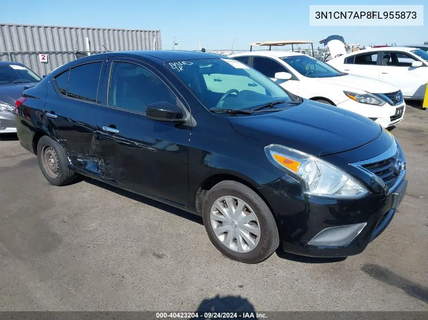 2015 Nissan Versa 1.6 Sv VIN: 3N1CN7AP8FL955873 Lot: 40423204