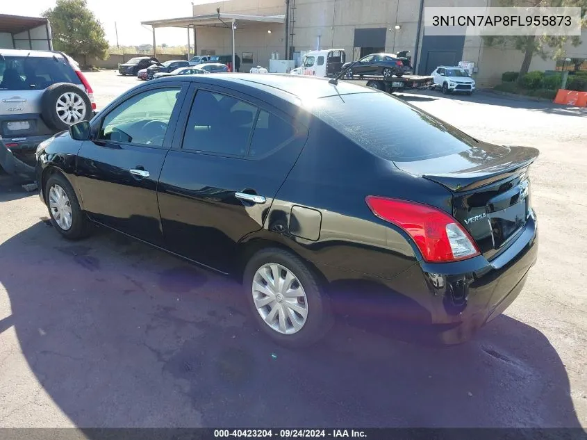 2015 Nissan Versa 1.6 Sv VIN: 3N1CN7AP8FL955873 Lot: 40423204