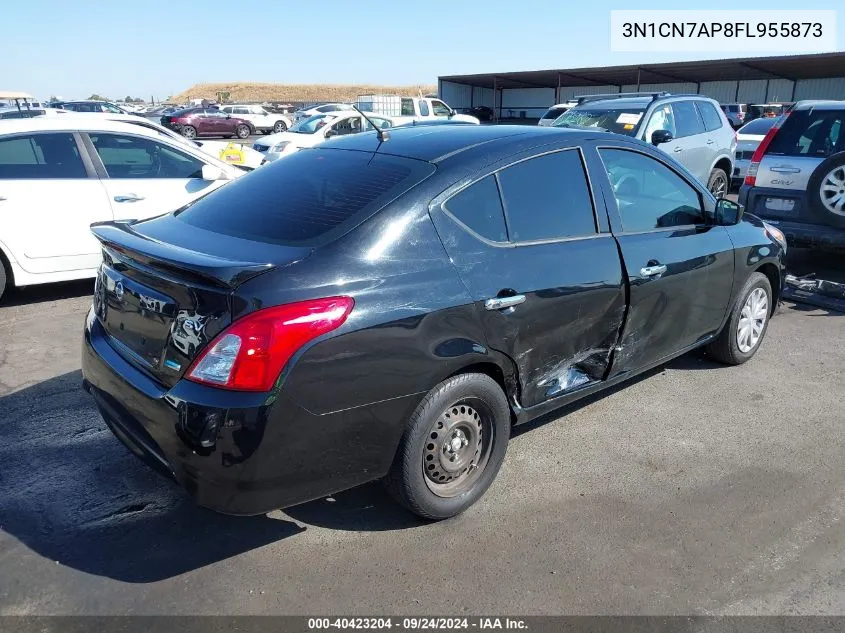 2015 Nissan Versa 1.6 Sv VIN: 3N1CN7AP8FL955873 Lot: 40423204