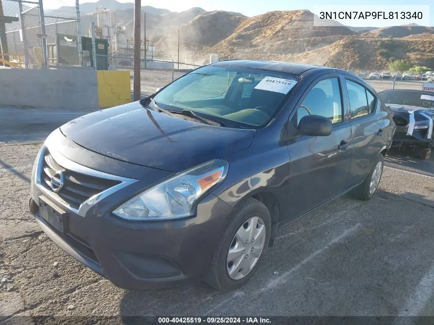 3N1CN7AP9FL813340 2015 Nissan Versa 1.6 S+