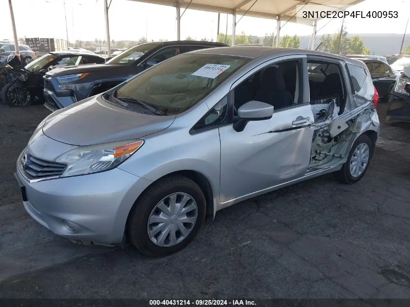 2015 Nissan Versa Note Sv VIN: 3N1CE2CP4FL400953 Lot: 40431214