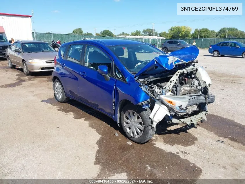 3N1CE2CP0FL374769 2015 Nissan Versa Note S Plus