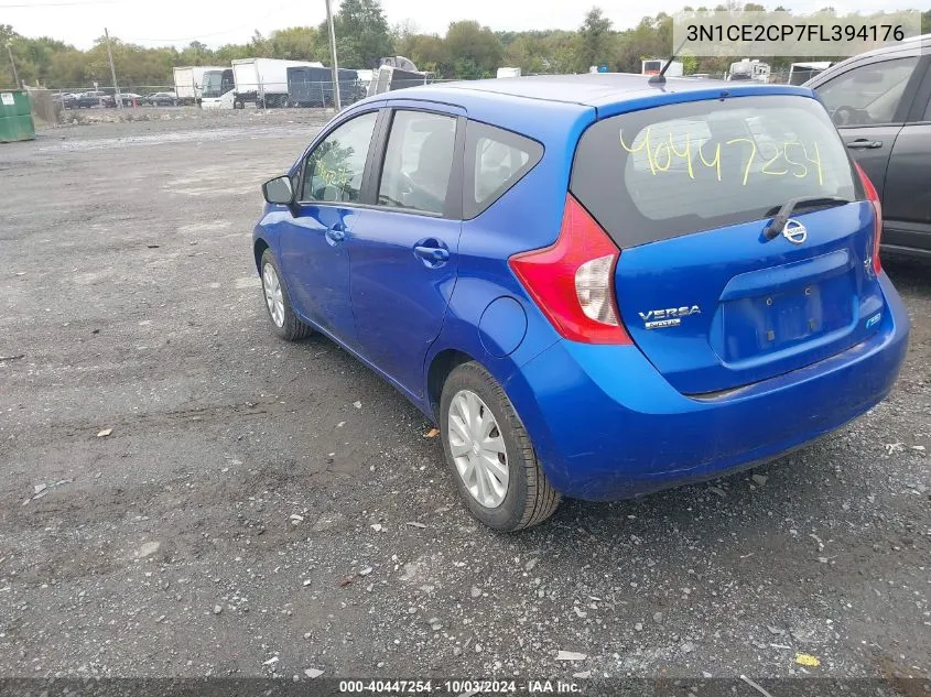 2015 Nissan Versa Note S (Sr)/S Plus/Sl/Sr/Sv VIN: 3N1CE2CP7FL394176 Lot: 40447254